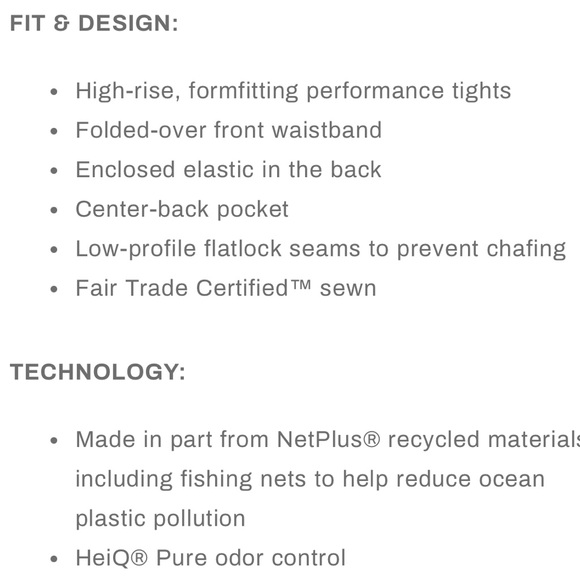 Patagonia Maipo 7/8 Leggings - Picture 4 of 5